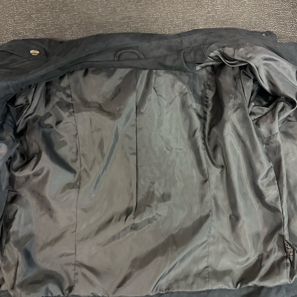 Blanc Noir Women's Charcoal Leather Jacket - Picture 12 of 13